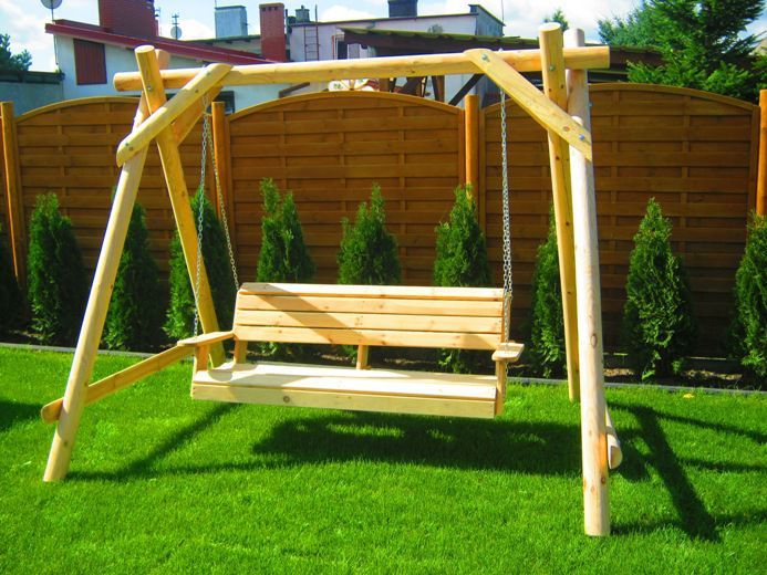 Meble ogrodowe barowe drewniane z drewna.Huśtawka. TRANSPORT 200 ZŁ