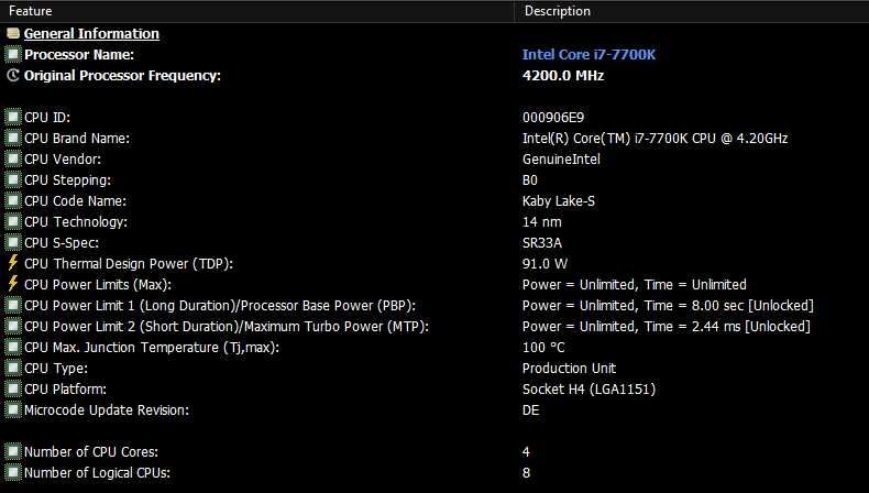 Komputer do gier Inter Core I7 7700K | GTX1080 | SSD 500GB |  RAM 32GB