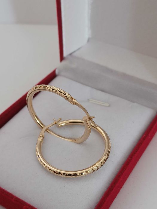 Kolczyki złote 14 karat próba 585