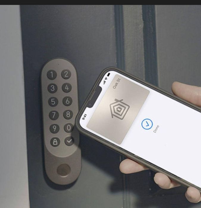 Розумний дверний замок Aqara Smart Lock U200 Matter Bluetooth 5.0 EU Global (EL-D02D) Apple HomeKit (Black)