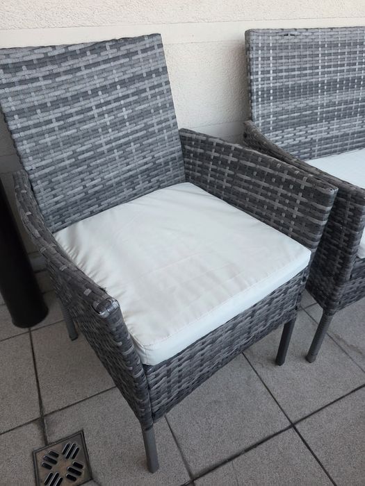 Zestaw mebli tarasowych, ogrodowych, na balkon