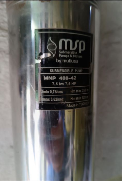 Занурювальний насос, 7,5 кВт