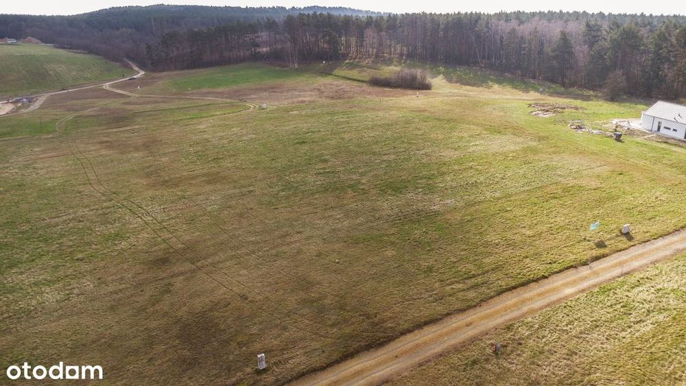 Przytok: 1275m2 pod dom. Media na działce