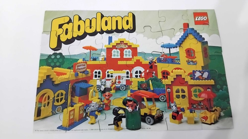 LEGO Fabuland Puzzle 1980