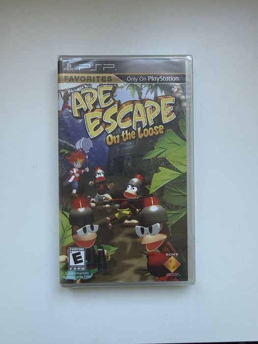 Gra Ape Escape PSP (UMD) – nowa, zapieczętowana gra kolekcjonerska
