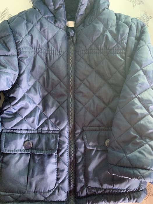 Kurtka jesienna wiosenna pikowana roz. 86 92 granatowa