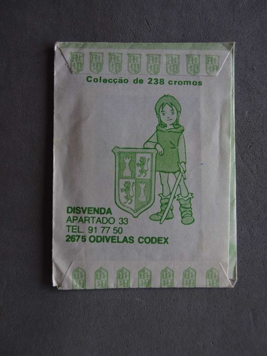 Carteira de cromos fechada Ruy "O Pequeno Cid" - Disvenda (verde)