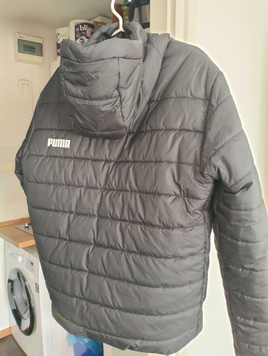 Kurtka zimowa z kapturem męska Puma L jak nowa