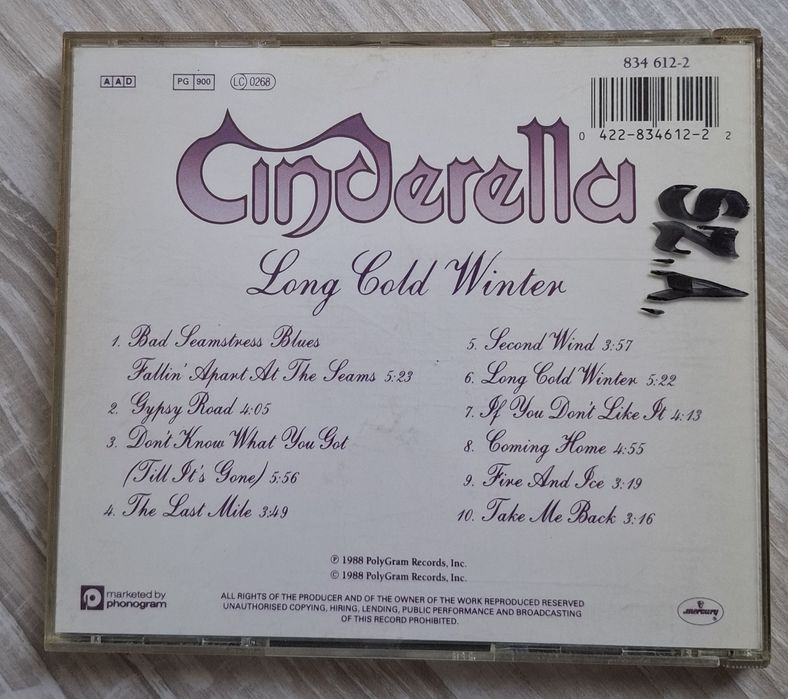 Cinderella  Long Cold Winter CD