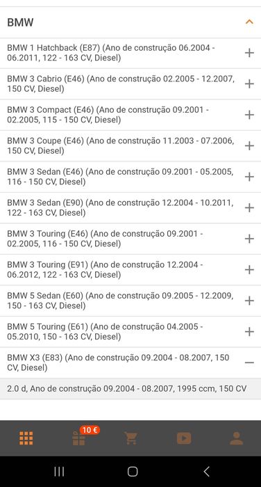 Cabeça bmw e46 e87 e90 e91 e60 e61 x3e83