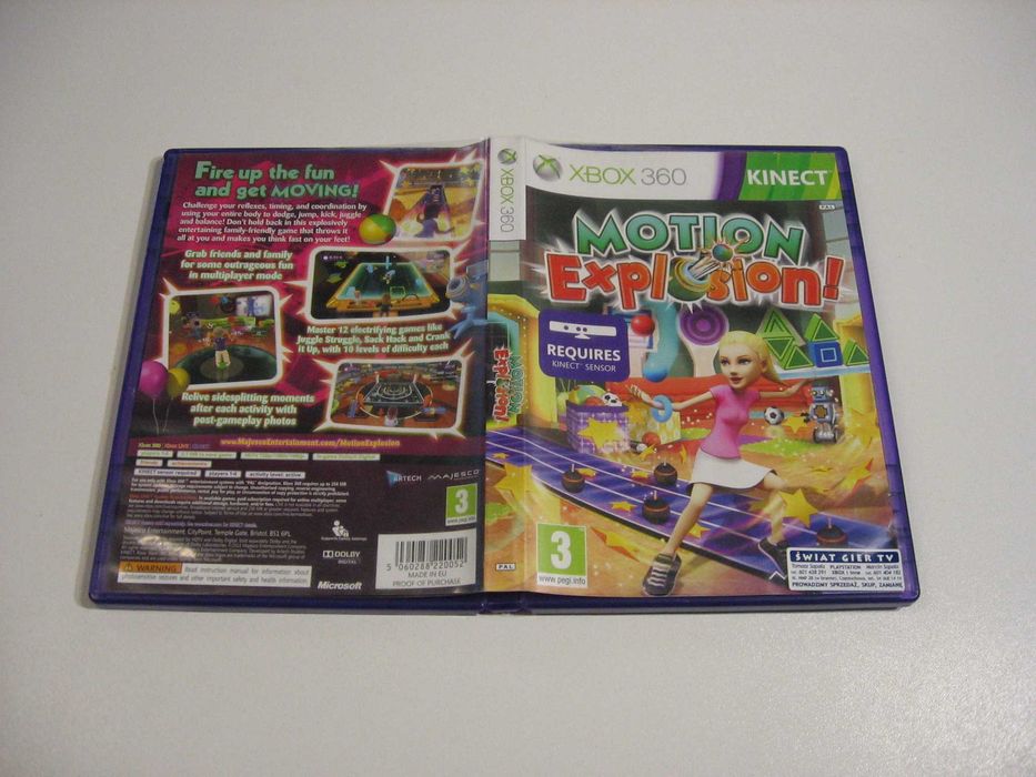 Motion Explosion Kinect - GRA Xbox 360 - Opole 4510