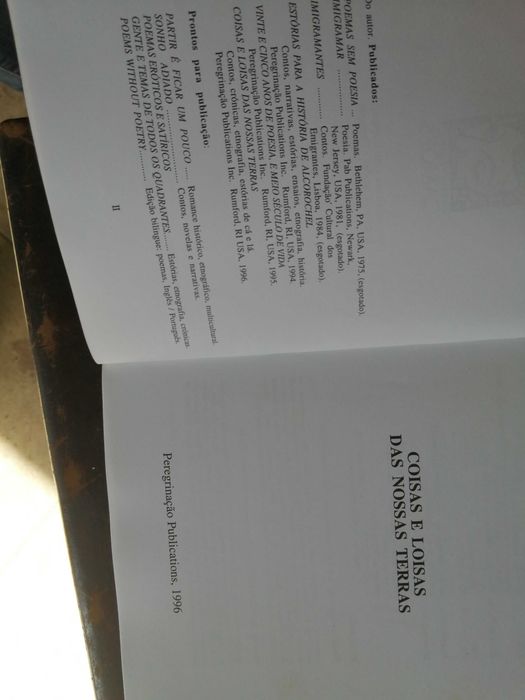 coisas e loisas das nossas terras , jose brites 1996