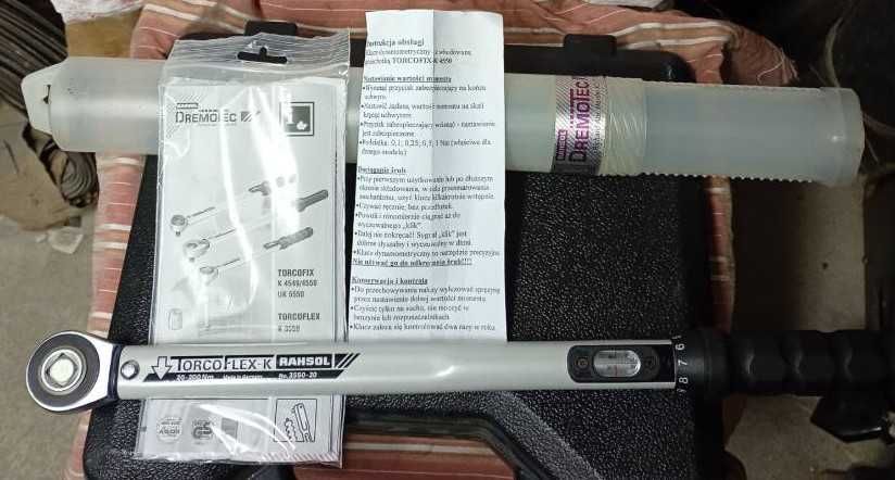 Klucz dynamometryczny 20-200Nm Torco Flex-K Rahsol