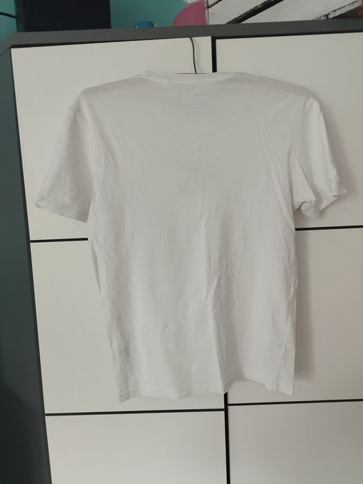 Męski biały t-shirt Sinsay XS