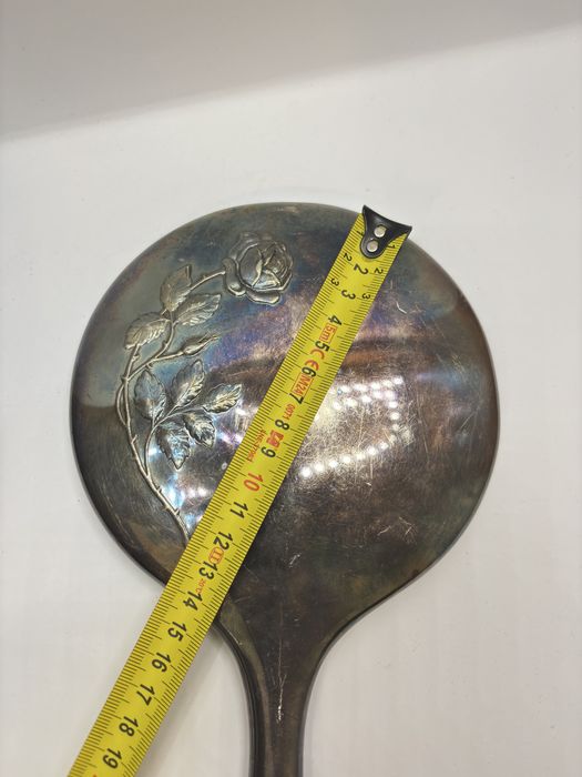 Антикварне ручне зеркальце з глибоким посрібленням Gero 75