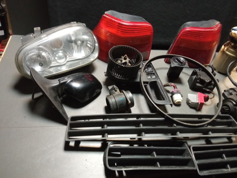 VW Golf 4 IV 1.6 2.0 rozrusznik lampy pompka cewka dmuchawa włącznik