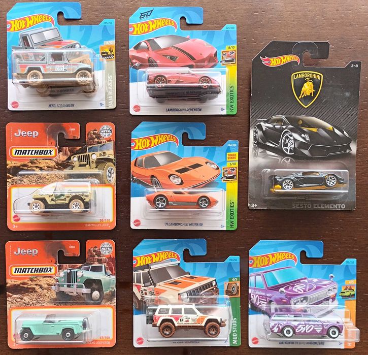 Hot Wheels Novos. Vários Mainline. Escala 1/64