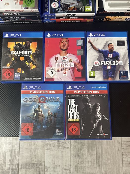 Playstation 4 Fat 500GB + 2 Контроллера + 5 Игр