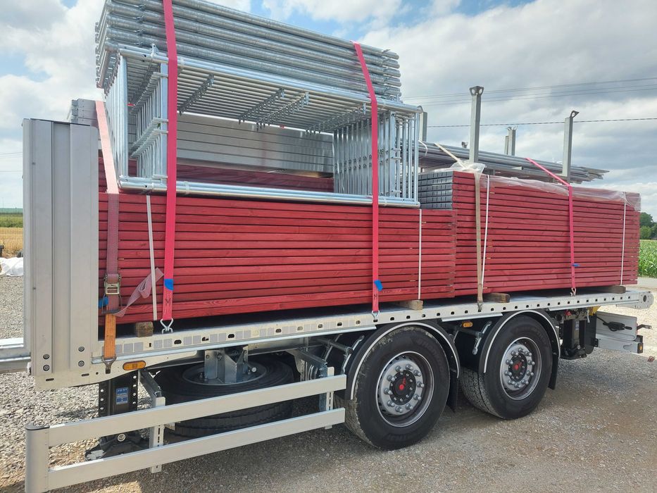 Rusztowanie elewacyjne typ Plettac. Nowe i używane. Transport. Leasing
