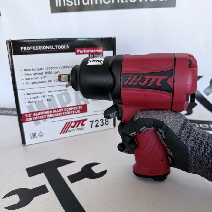 Професійний Пневматичний ударний гайковерт 1/2 1356Nm JTC 7238