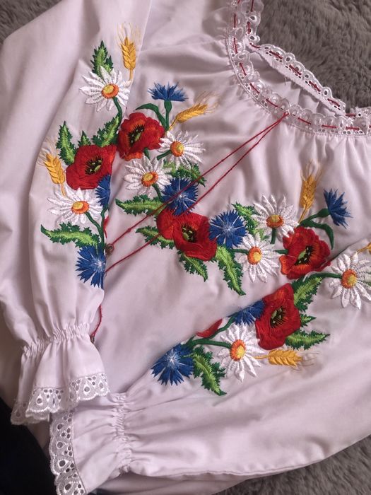 Вишиванка та спідниця на дівчинку