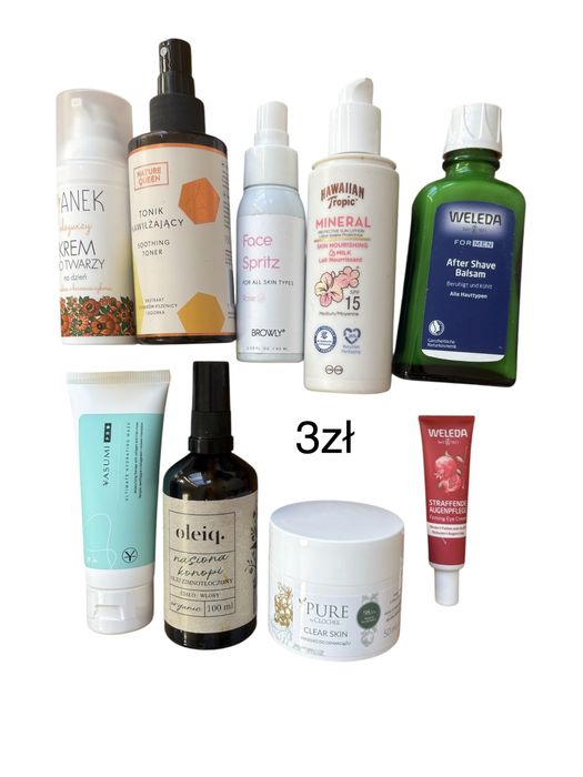 Nowe kosmetyki od 50gr do 4zł