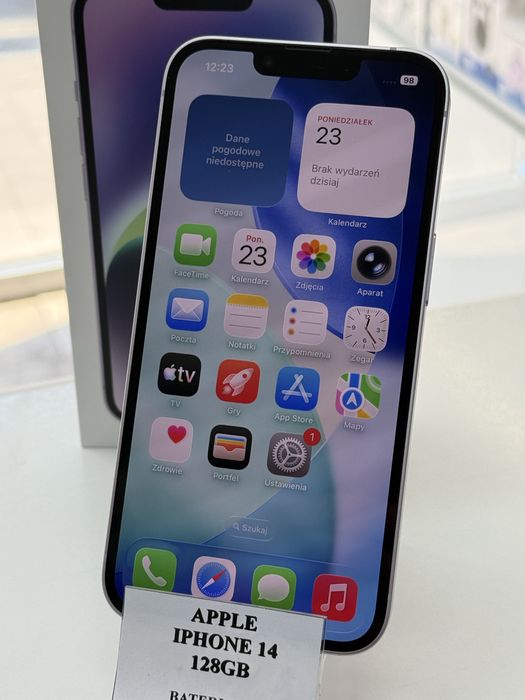 Iphone 14 128gb Fioletowy Gwarancja Sklep