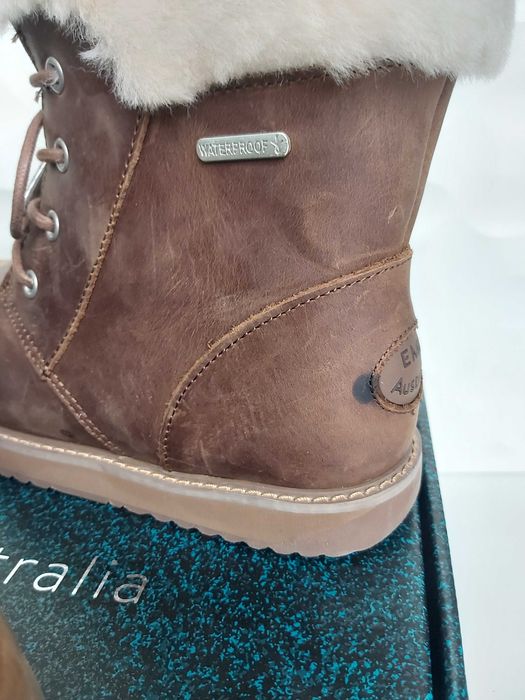 NOWE botki kozaki Emu Australia shoreline 37 śniegowce skorzane