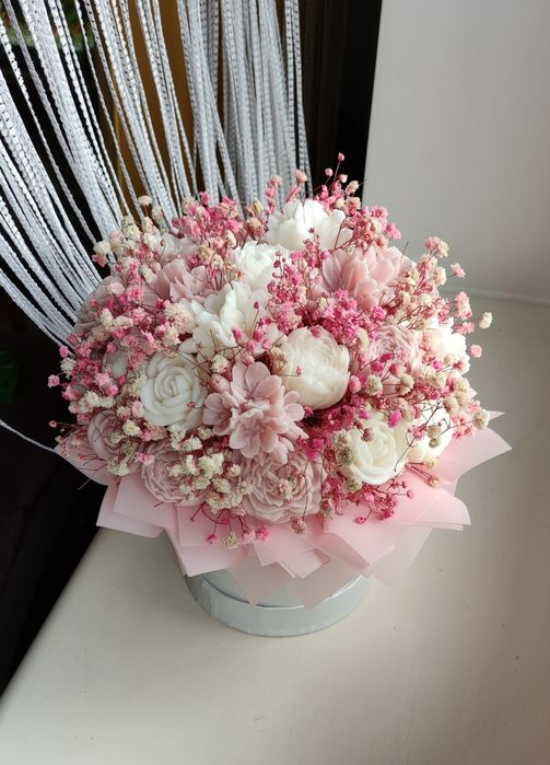 Flowerboxy z wosku sojowego