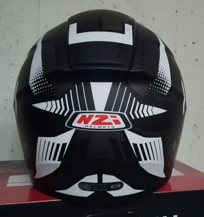 Capacete Integral NZI EURUS 2 Desert Black / White Matte ( L )( NOVO )