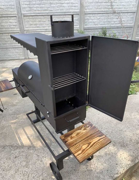 ОТ ЗАВОДА! 4 мм! -19%! Мангал Смокер Коптильня Горячего и Холодного