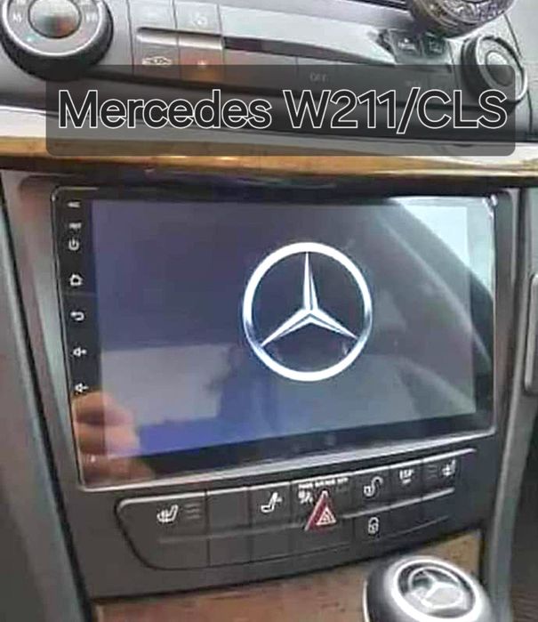 Rádio Android 14 com GPS Mercedes W211/CLS (Artigo Novo)