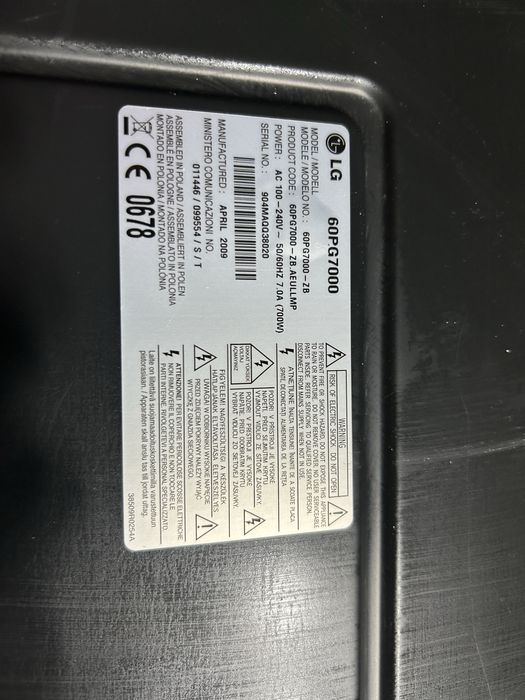 Telewizor 65/60 cali