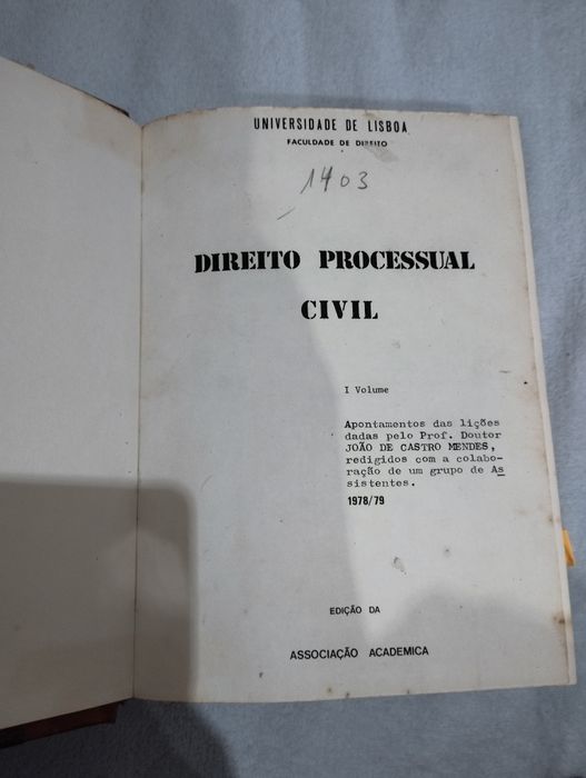 Castro Mendes - direito processual civil I