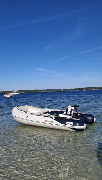 Ponton Honda Honvave T35-AE 3 + silnik elektryczny, pelne wyposażenie.