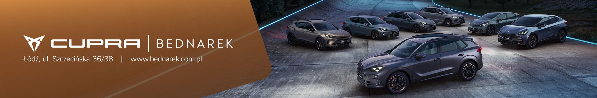 Cupra Bednarek Łódź top banner