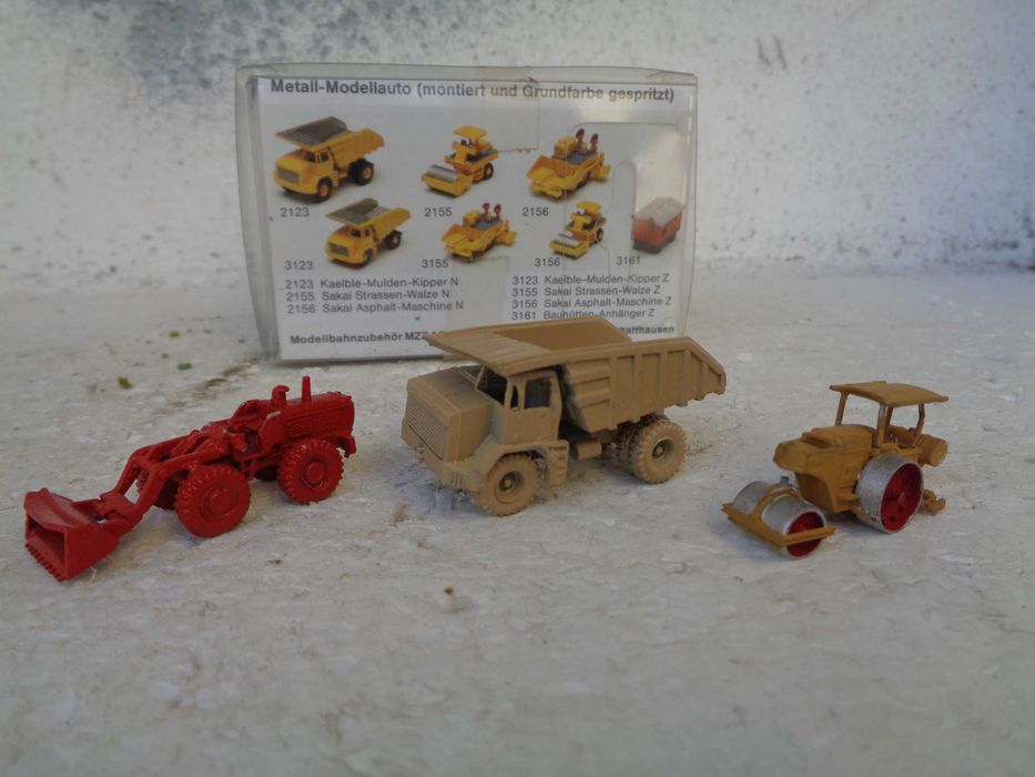 1:160 Lote 3 veiculos de Obras ver fotos pista comboio