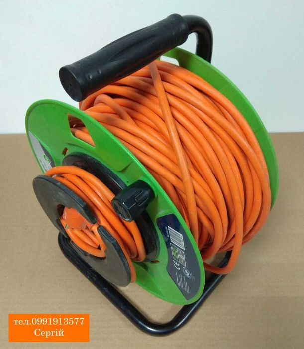 Удлинитель Переноска Mckenzie Enrouleur de Jardin 50м 3х1,5мм² Франция