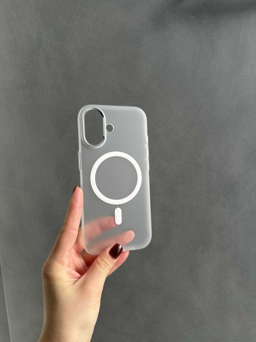 Чохол Matte White iPhone 17 чехол айфон 17 магсейф матовий Magsafe