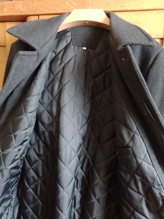 Płaszcz męski ocieplany z wełną OKAZJA!