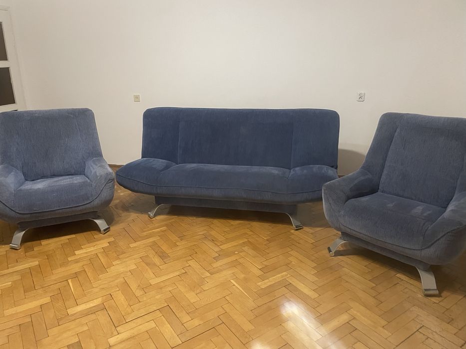 Kanapa + 2 fotele retro vintage