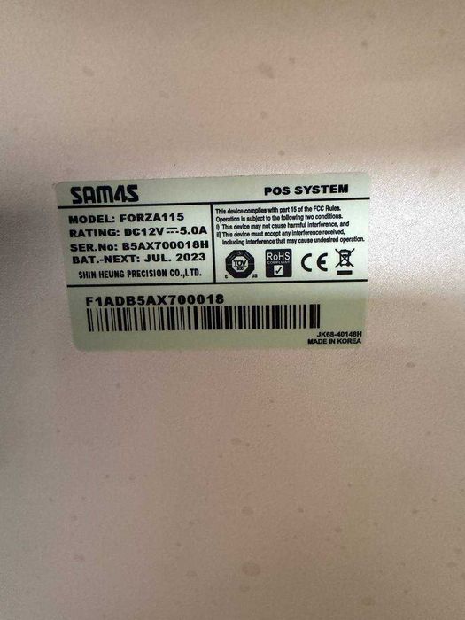POS терминал Sam4s Forza 115 (каса)