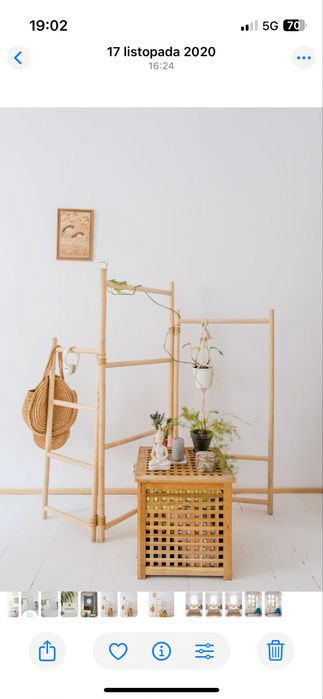 Parawan z bambusa ikea