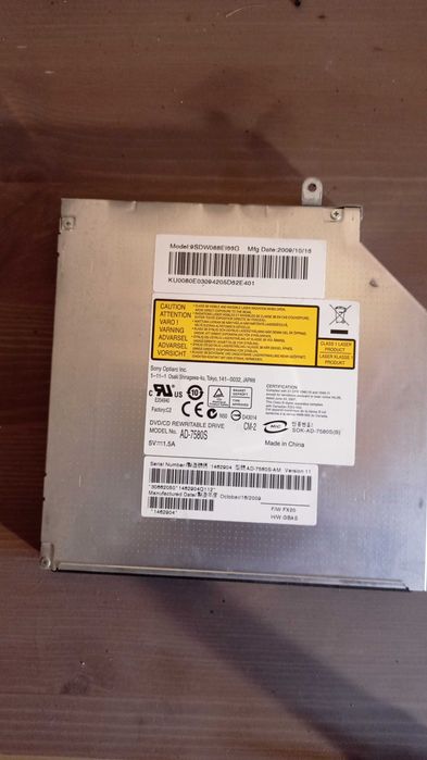 Leitor dvd cd para notebook