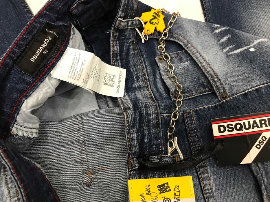 DSQUARED 2 Spodnie Jeansowe roz. 54