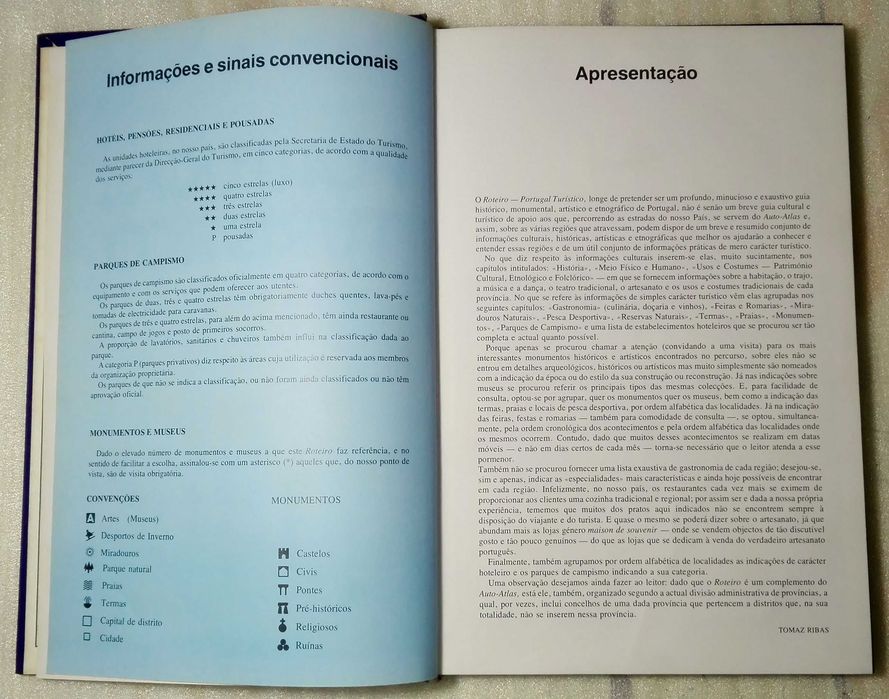 Livro Roteiro Portugal Turistico