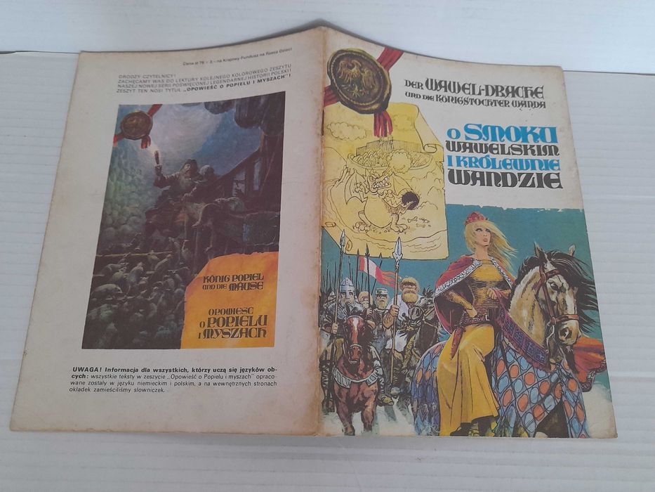 Komiks O SMOKU WAWELSKIM I KRÓLEWNIE Wandzie 1987 wydanie 4 Grzegorz Rosiński