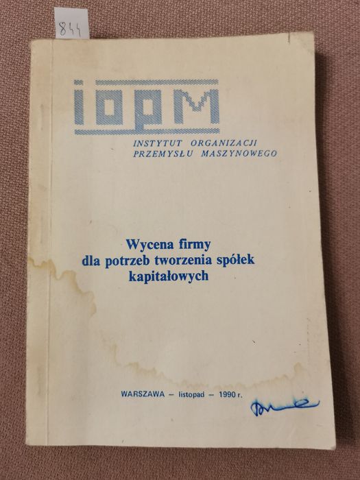 Wycena firmy dla potrzeb tworzenia spółek kapitałowych