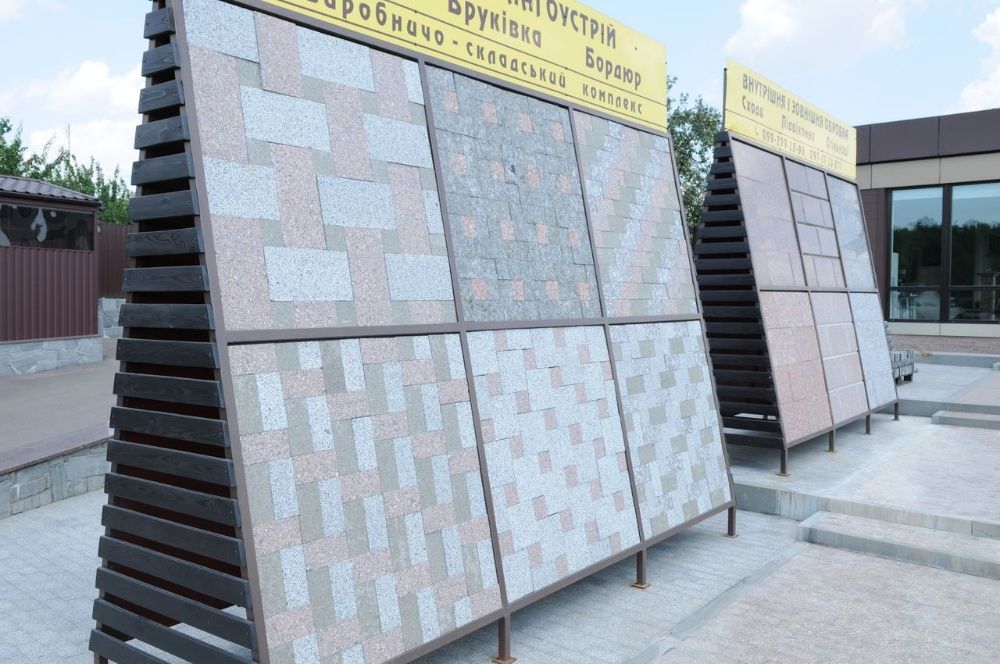 Бруківка гранітна термооброблена з лабрадориту