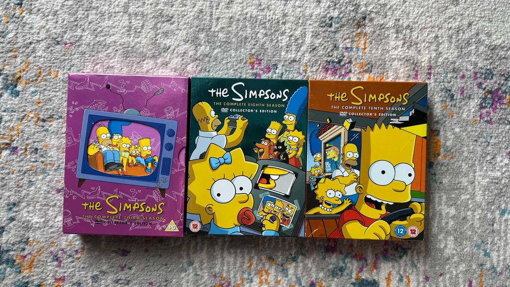 Sprzedam DVD Simpsonowie (The Simpsons) – sezony 3, 8 i 10.